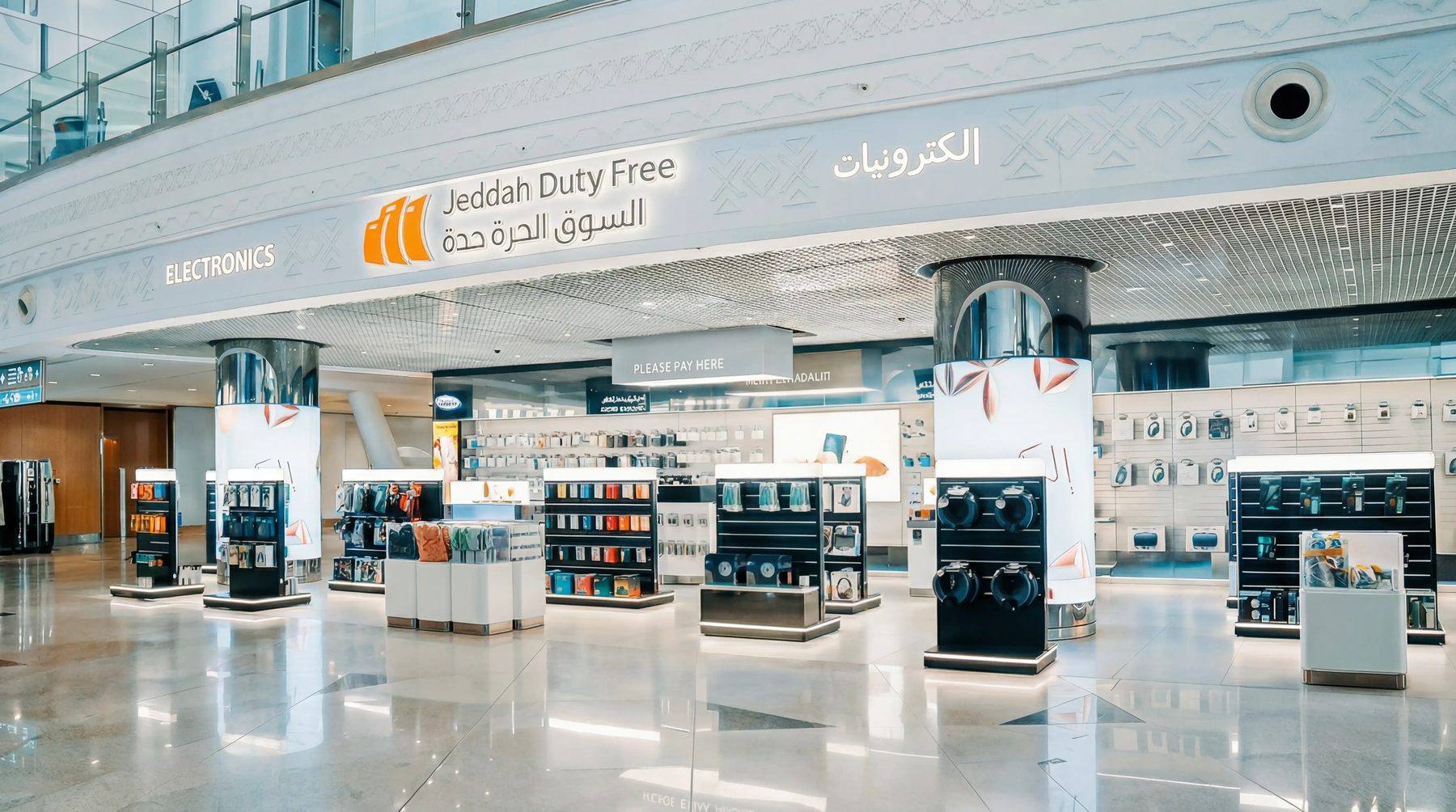 Gebr. Heinemann Electronics — retail design project in Jeddah, Saudi Arabia by Studio ITIK